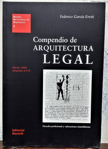 Compendio De Arquitectura Legal. Vol 2. Federico García E.