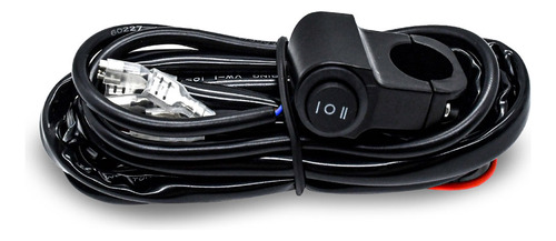 Kit Arnés Cableado Led Moto, 180w 3 Cables 16 Awg Con Relé 1