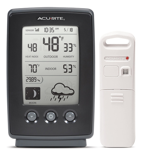 Acurite 00829 Estacin Meteorolgica Digital Con Pronstico, Te