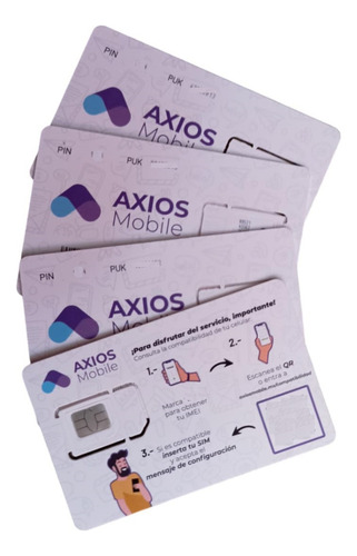 Sim Cobertura Altan, Chip Axios, Incluye Recarga De 30 Dias