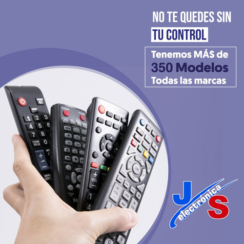 Control Para Smart Tv Noblex Philco Daihatsu Negro