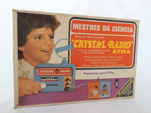 Brinquedo Antigo - Atma - Rádio - Mestres Da Ciência - Raro! (Usado)