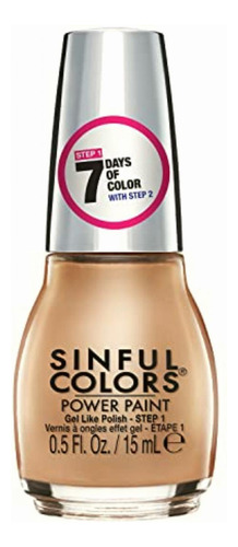 Esmalte Con Acabado En Gel Power Paint 24k Drips