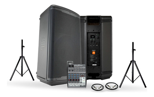 Jbl Eon 715  Combo Jbl & Behringer Mezcladora + Accesorios