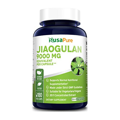 Nusapure Jiaogulan 4100mg Por Cápsula 200 Vegetal