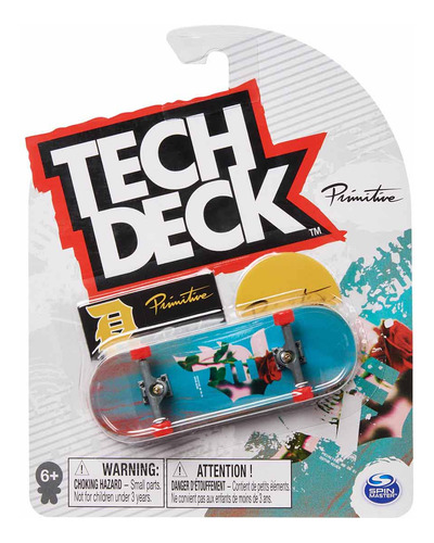 Skate De Dedo 96mm - Primitive Flor - Tech Deck