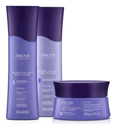 Amend Specialist Blonde Kit Shampoo Cond Mascara Hoje