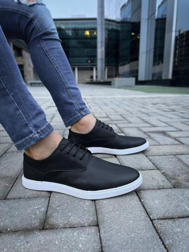Zapatos Zapatillas De Vestir Urbano Cuero Hombre Libertarios