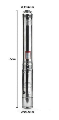 Imagen 2 de 8 de Bomba Sumergible Pozo Agua 73 M 4 Pulgadas 1 Hp 6500l/h