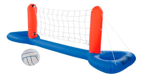 Set Voleyball Inflable Bestway Para Pileta 2,44 X 0,64 M