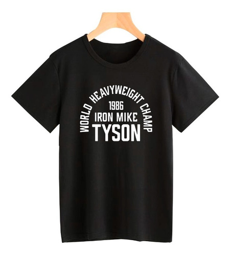 Remera Iron Mike Tyson Boxeador Algodon Unisex