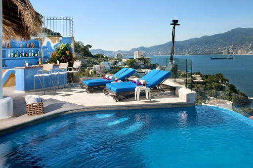 Imagen 4 de 10 de Casa En Renta Vacacional Fraccionamiento Las Brisas Acapulco