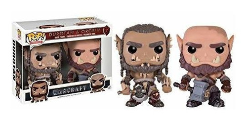 ¡popular! Películas Warcraft Durotan & Orgrim Exclusive Figu