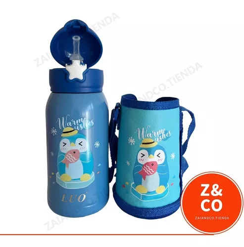 Botella Termica Infantil Acero Inox. C/ Funda 500ml Diseños