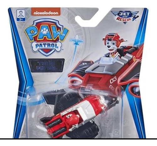 Paw Patrol Avión Marshall Jet Rescue Rojo
