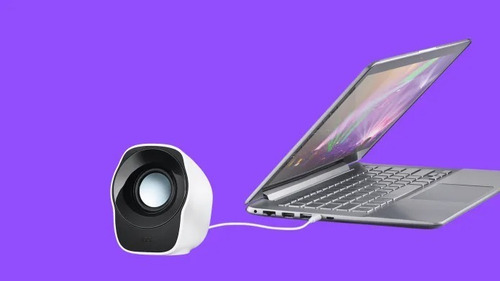 Parlante Logitech Z120 Usb Negro Y Blanco Para Pc Notebook