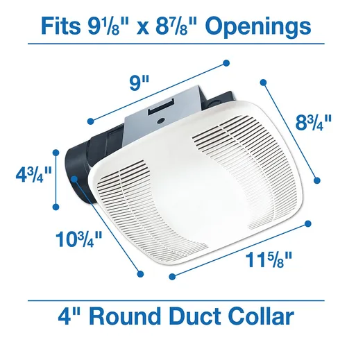 Ventilador De Baño Air King Bfq 90 0 Voltios