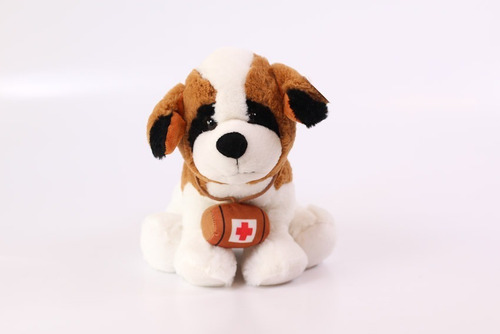 Peluche Perro Con Barril 25cm La Kobra Original Mejor Precio