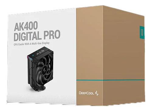 Cooler Disipador Deepcool Ak400 Digital Pro Display Temp Pwm Argb