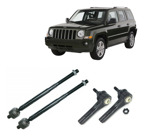 Kit Terminal Extremo Axial Dirección Jeep Patriot 2007/2017