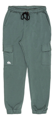 Pantalon Quiksilver Mod Jogging Cargo Verde Pino Exclusivo