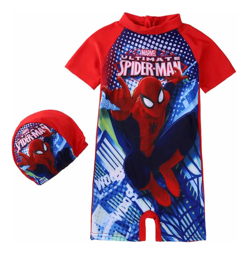 Malla Enterito Niños Pulguis Kids Modelo Spiderman