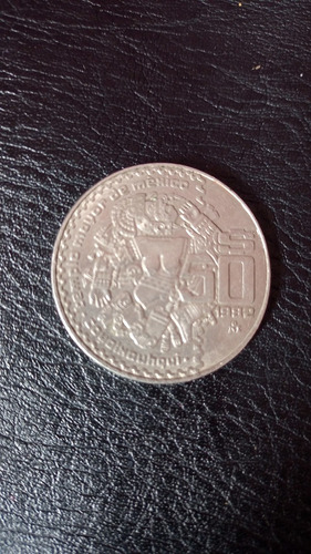 Moneda De 50 Pesos De La Diosa Coyolxahuqui 