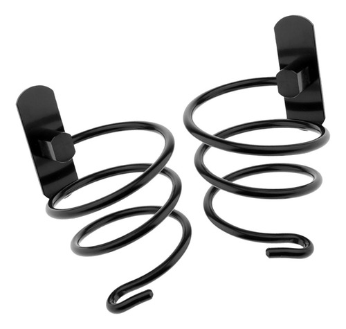 2 Unidades Estante De Secador De Pelo Soporte De Pared