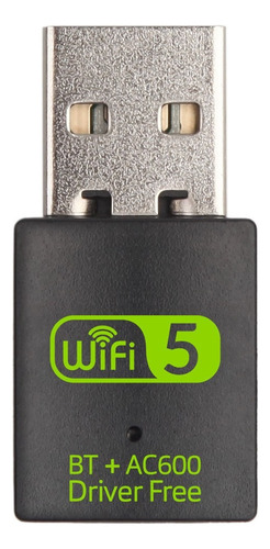 Adaptador Bluetooth Universal Mini Card Wi-fi Ac600mbps