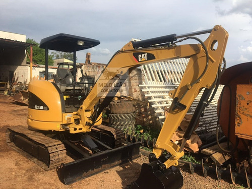 Mini Escavadeira Caterpillar 303.5 - Ano 2012