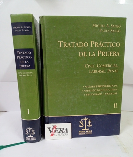 Tratado Práctico De La Prueba 2 Tomos - Sanso - Sanso