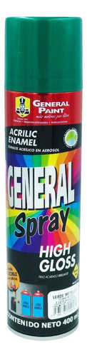 3 Pz - Pintura General Paint A2352 Verde Metalico