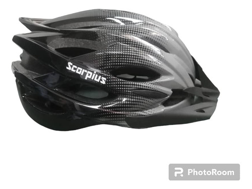 Casco Scorpius Gris Con Negro Para Bicicleta+ Envio Gratis