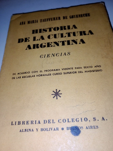 Historia De La Cultura Argentina -----