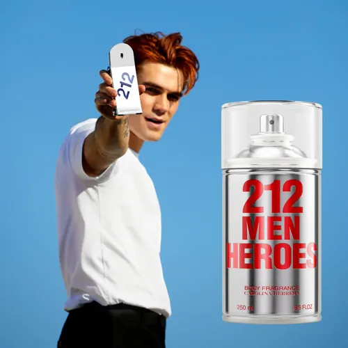 Perfume Masculino 212 Heroes Men De Carolina Herrera Body Spray