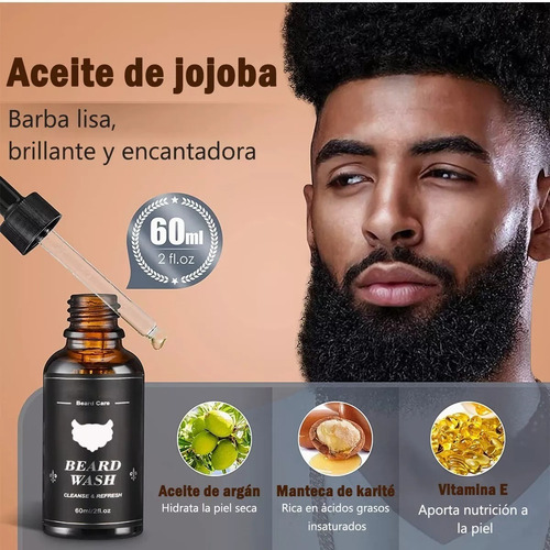 Kit De Barba Afeitado Y Recorte De Barba Para Hombre