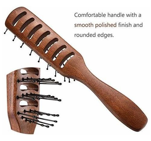 Cepillo Ventilado Para Secar El Cabello, Para Hombre, Con Ve