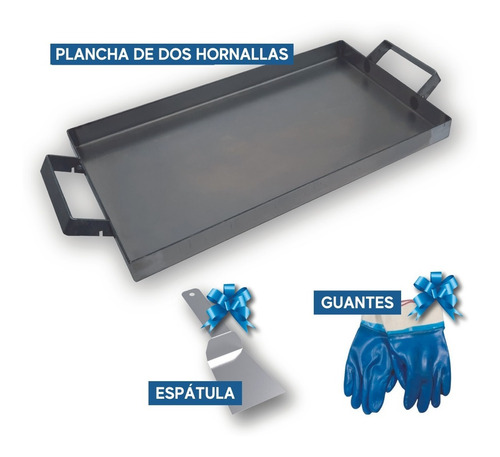 Imagen 1 de 10 de Vater Bifera Dos Hornallas + Espátula Y Guantes De Regalo