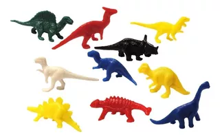 20 Dinossauros Colorido Plástico Mini Brinquedo Festa Ofert