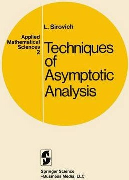 Libro Techniques Of Asymptotic Analysis - Lawrence Sirovich