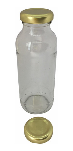 Frasco Jugo Rigo 330cc Tapa Metálica Alimento X10 Unidades