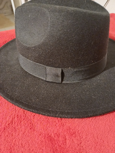 Chapéu Fedora De Feltro Preto