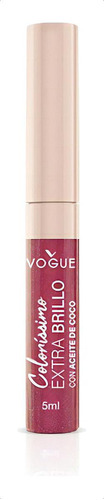 Labial Vogue Colorissimo Extra Brillo 5ml Acabado Brillante Color Alegria