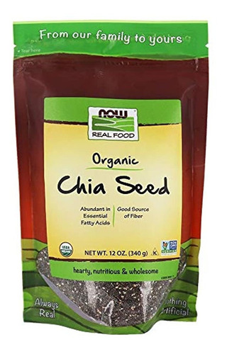 Now Foods - Semillas De Chía Organicas De 12 Oz.