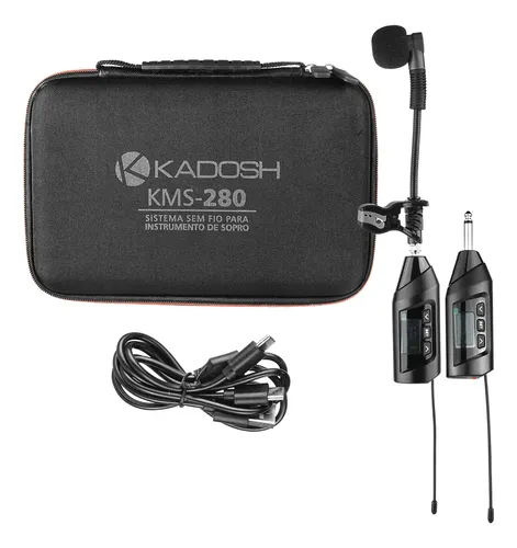 Microfone Para Instrumentos De Sopro Kms-280 Kadosh Sem Fio