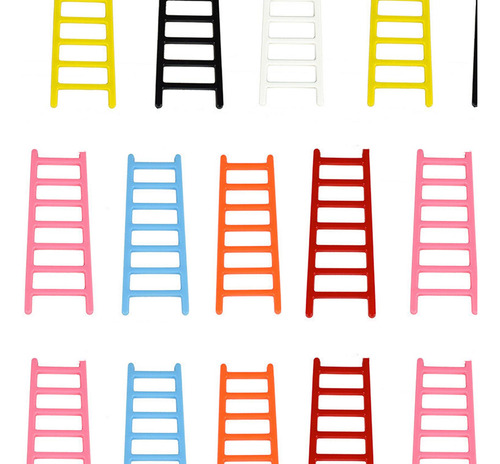 2 X 20 Piezas 1/12 Escalera De Casa De Muñecas Muebles En