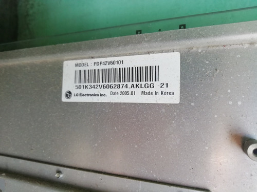 Pantalla De Tv Plasma LG 42 (Usado)
