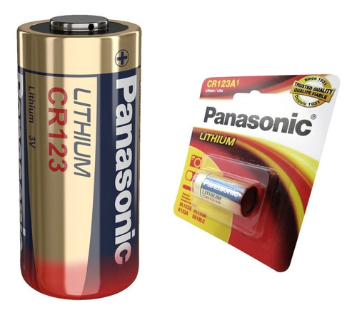 Bateria Panasonic Cr-123 Original Blíster Sellado Sin Fallas