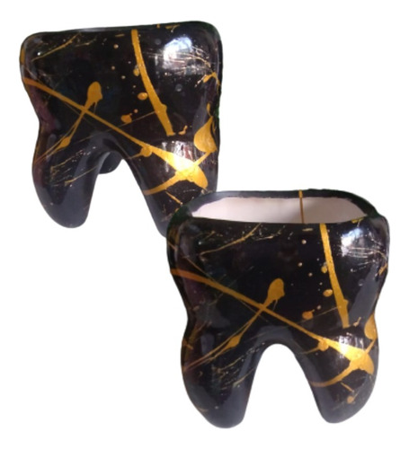 Maceta Muela Mini Suculentas, Muela, Regalo Para Dentista.