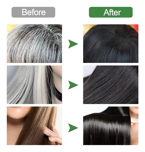 Champú A Base De Hierbas Naturales Para El Cabello, Tinte Pe